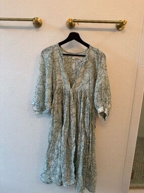 Kyra Midi Dress in Jade